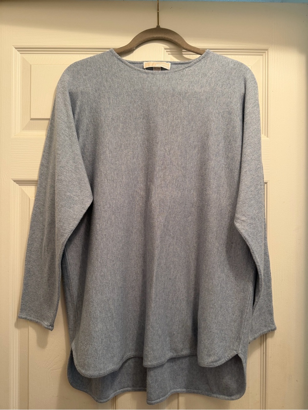 Michael Kors Heather Light Blue Crewneck Sweater